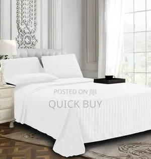 Hotel High Quality Egyptian King Size Stripe Bedsheet