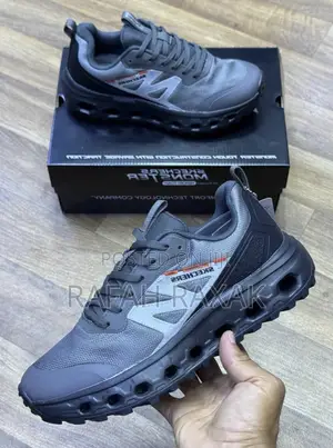 Original Grey/Black Skechers Glide Step Sneakers
