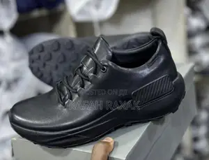 Original Men’S Black Ecco Leather Sneakers