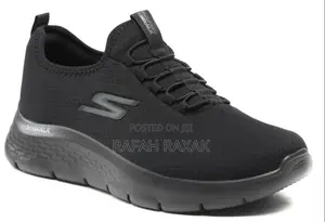 Men’S Triple Black Skechers Go Walk Flex Light Sneakers