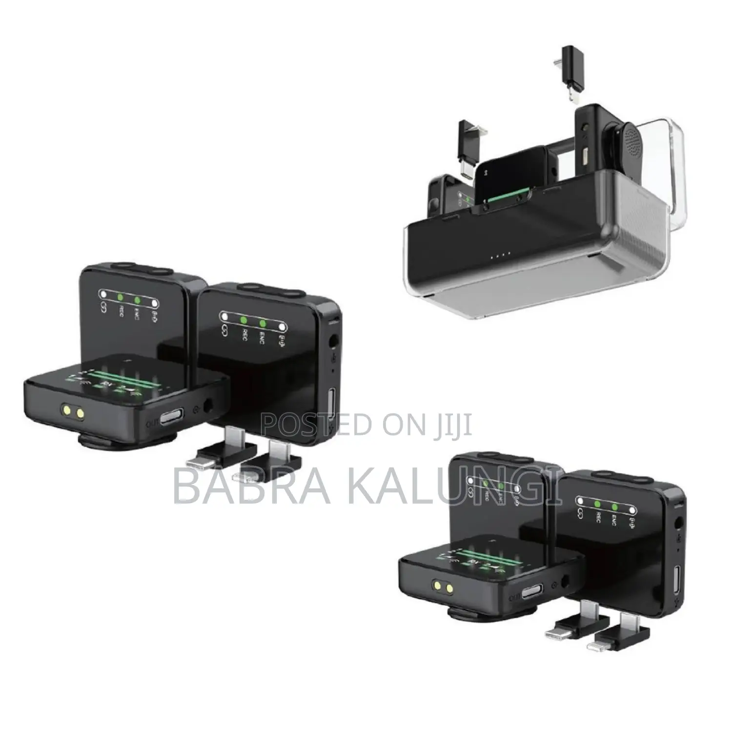 Black Green Lion Wireless Mic