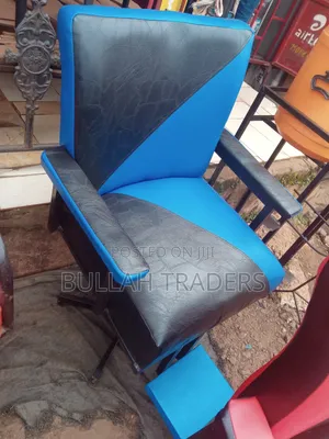 Barbers Chairs Rolling With Stepping On