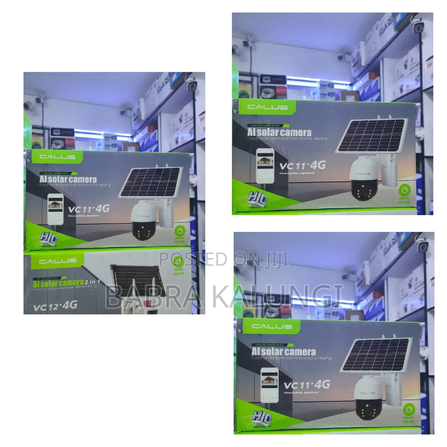 Calus Ai Solar Camera 2 in 1