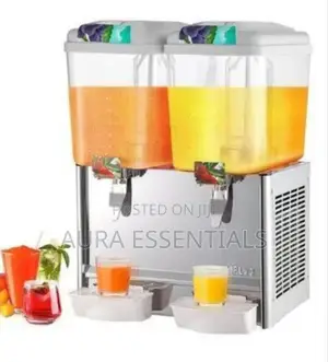 Double Tank Electric Commercial Juicer Dispenser