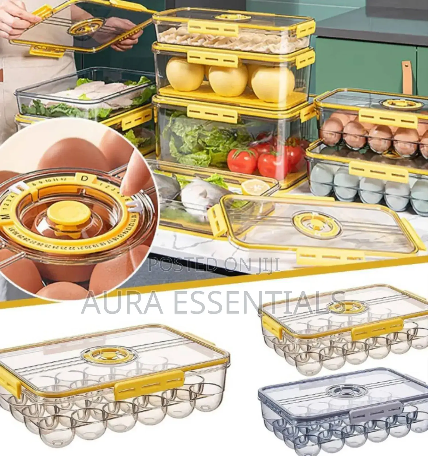 Sellivic Egg Storage Container With Lid