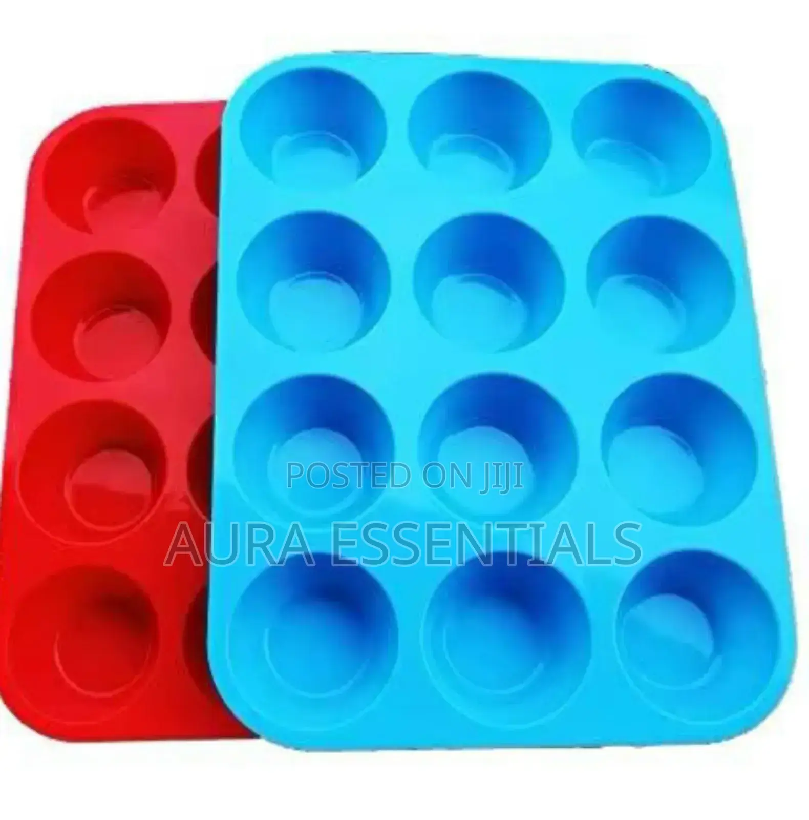12holes Non Sticky Silicone Muffin Pans