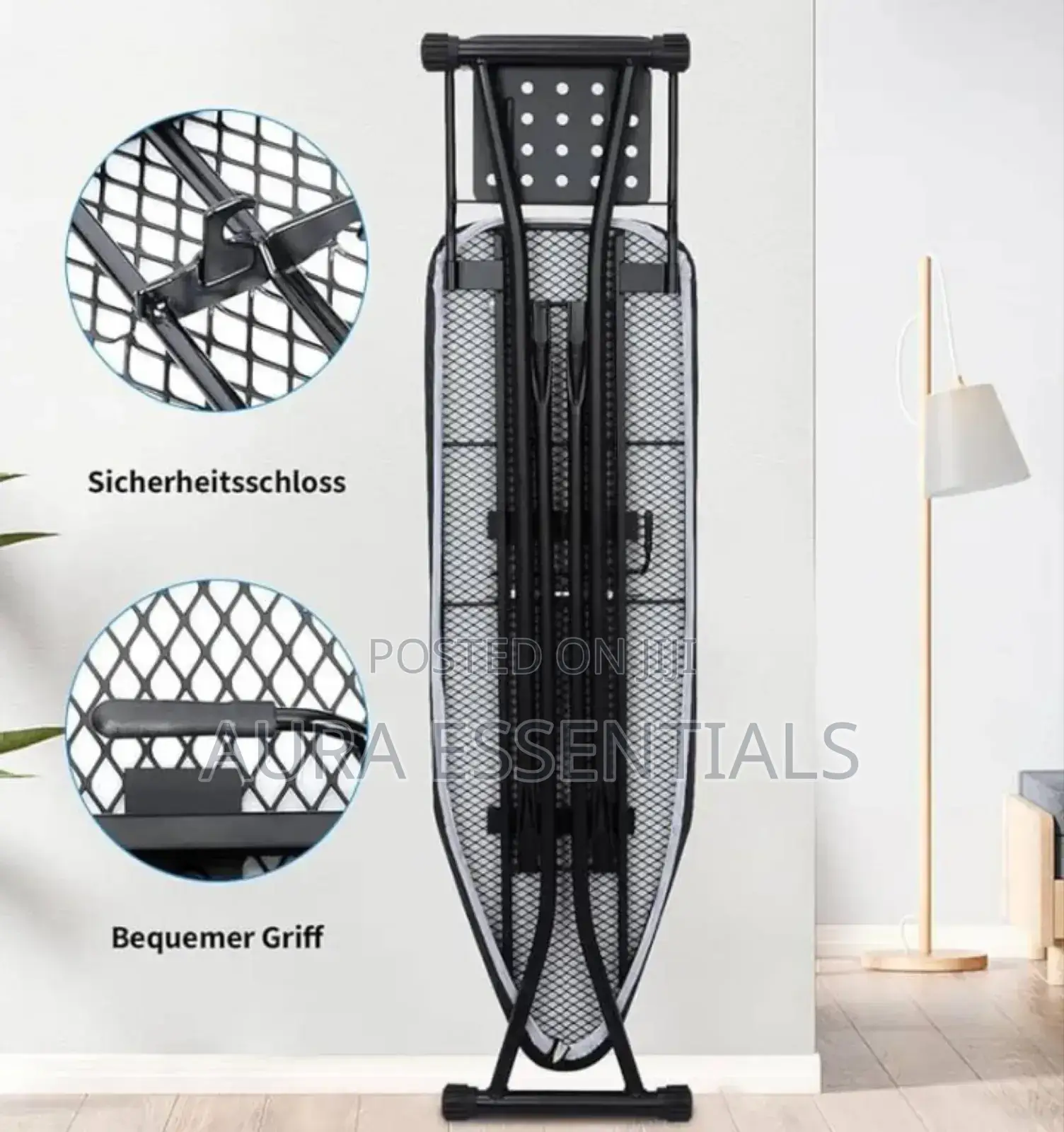 Metal Mesh Adjustable Height Ironing Board