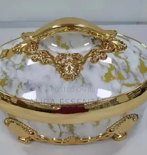 Round Gold Luxury Food Warmer(Chaffing Dish)