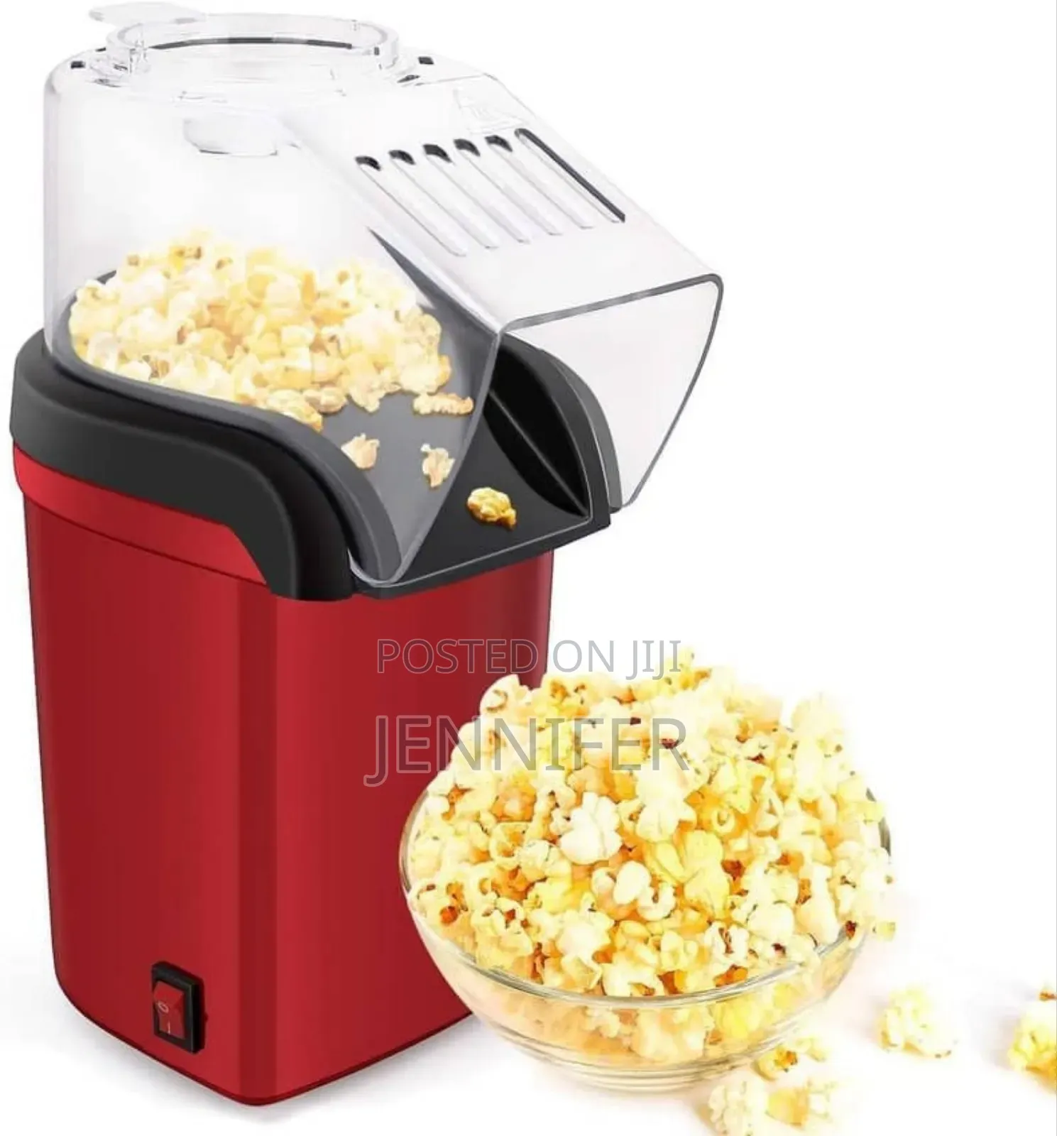 Hot Air Popcorn Popper No Oil