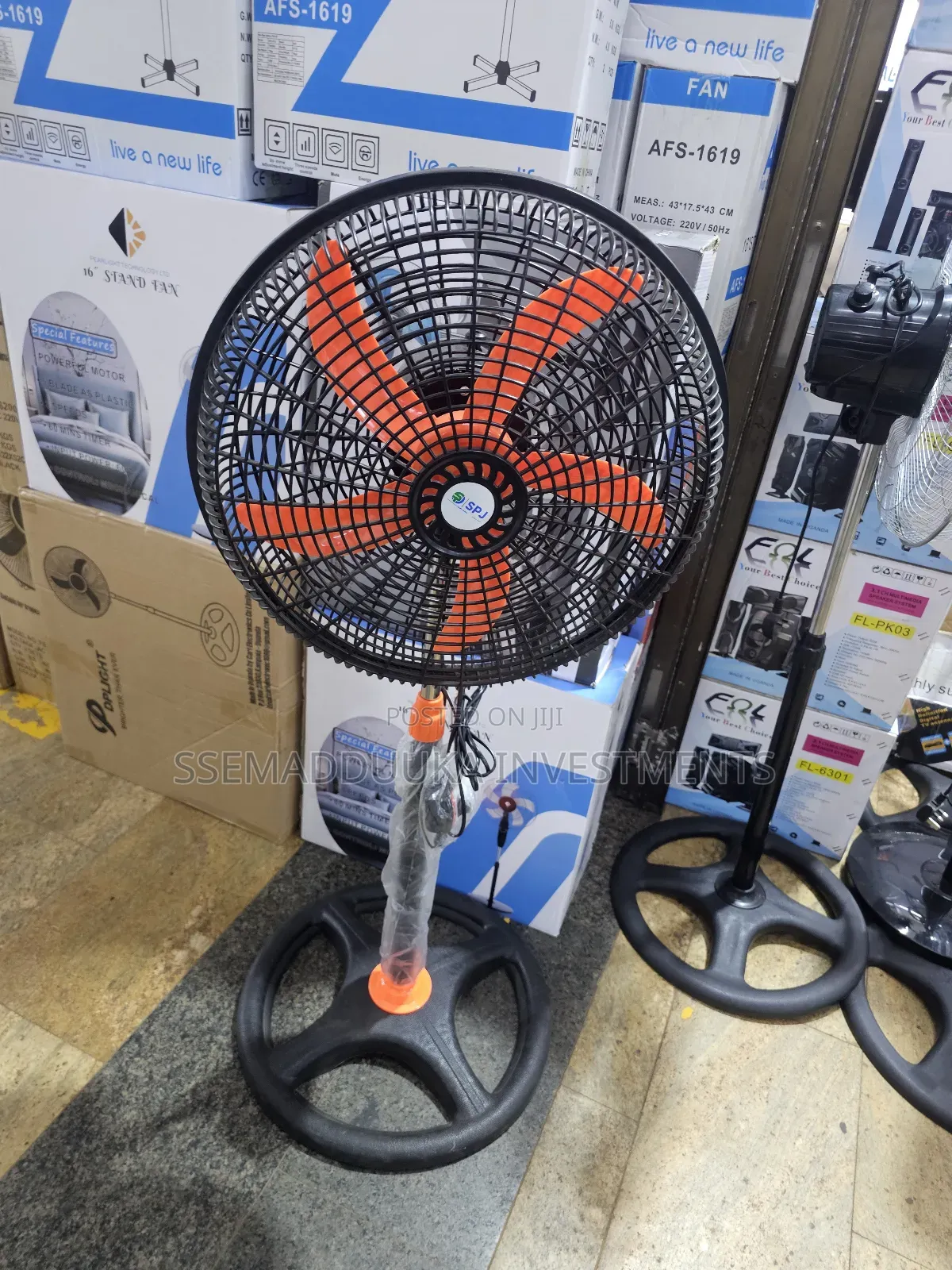 SPJ 18 Inches Plastic Stand Fan