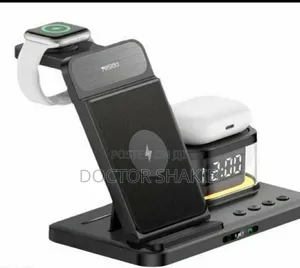 Quality Yesido Ds22 5-in-1 Wireless Charger With Clock
