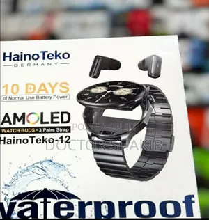 Brand New Haino Teko-12 Smartwatch and Earbuds Set