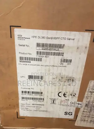 New Server HP ProLiant DL380 Gen9 32GB Intel Xeon HDD 1T