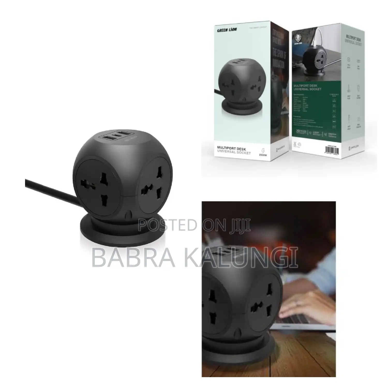 Green Lion Table Socket