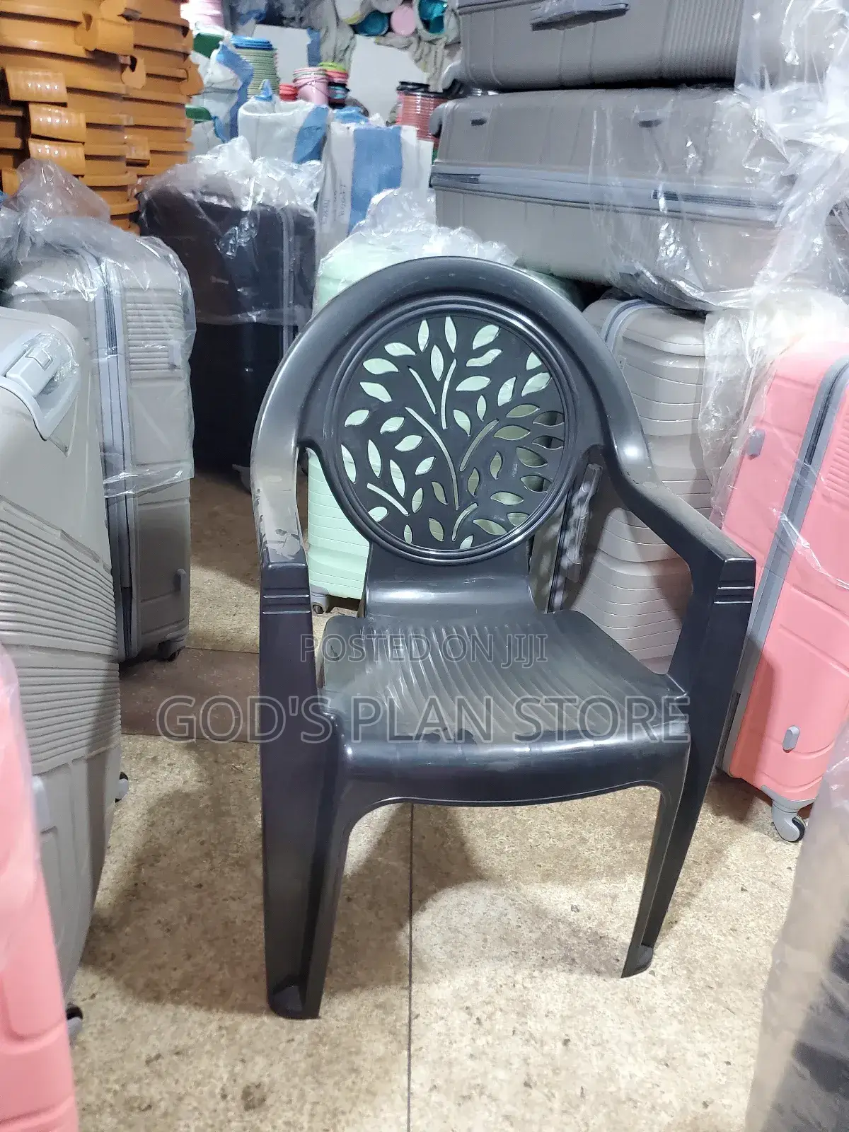 Yz2301_2 Plastic Chairs Plastic Chairs Armed Black