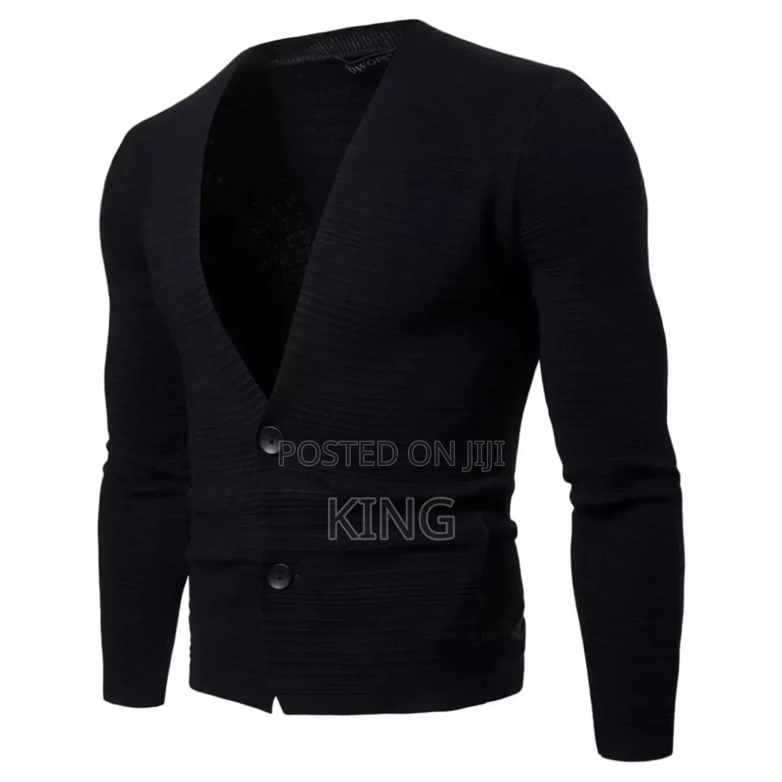 Closure Knitted Sweater. Throw On