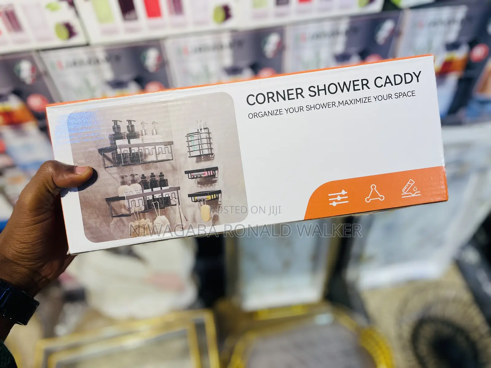 5pc Flat Shower Caddy