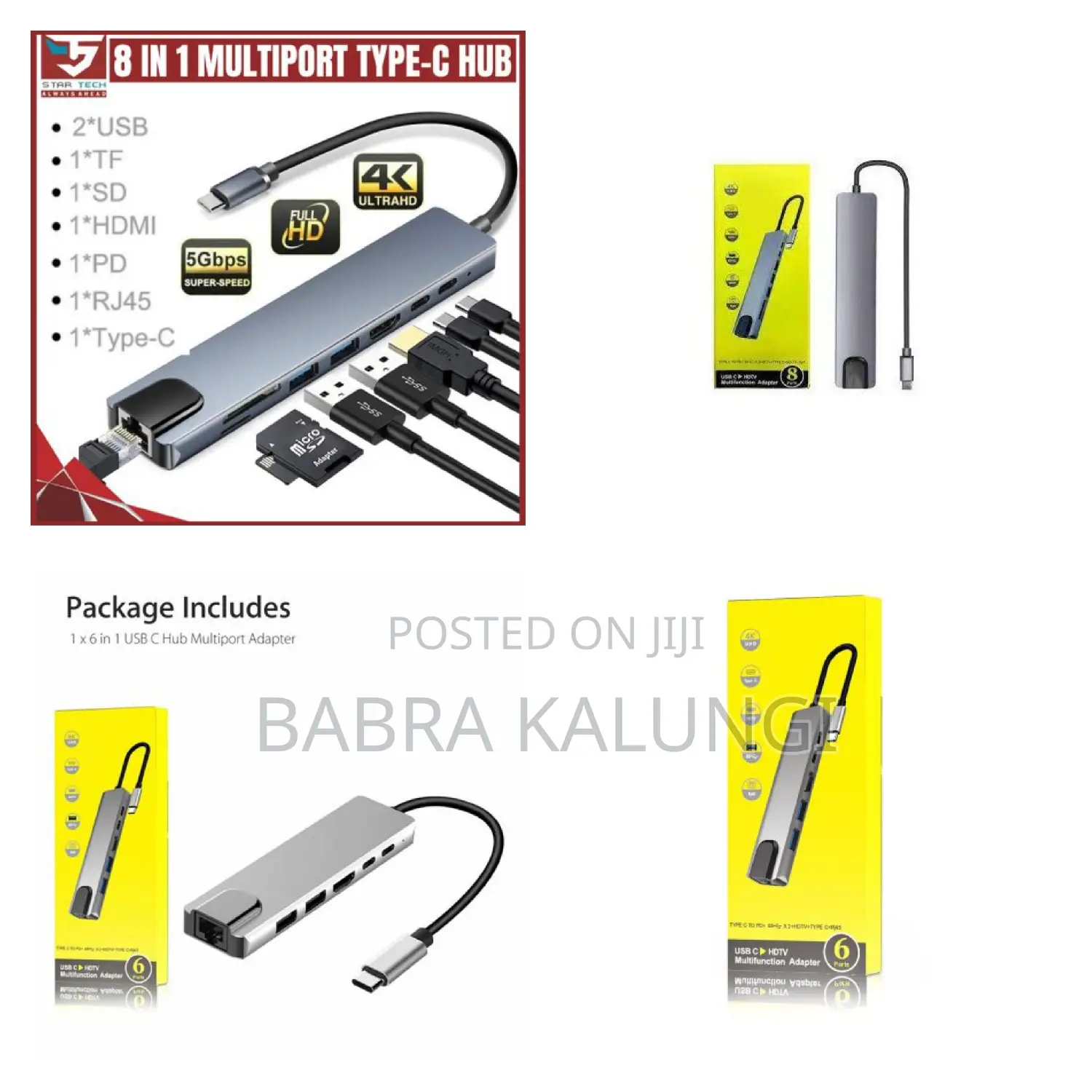 3.0 Usb Hub Type C With 8 Ports