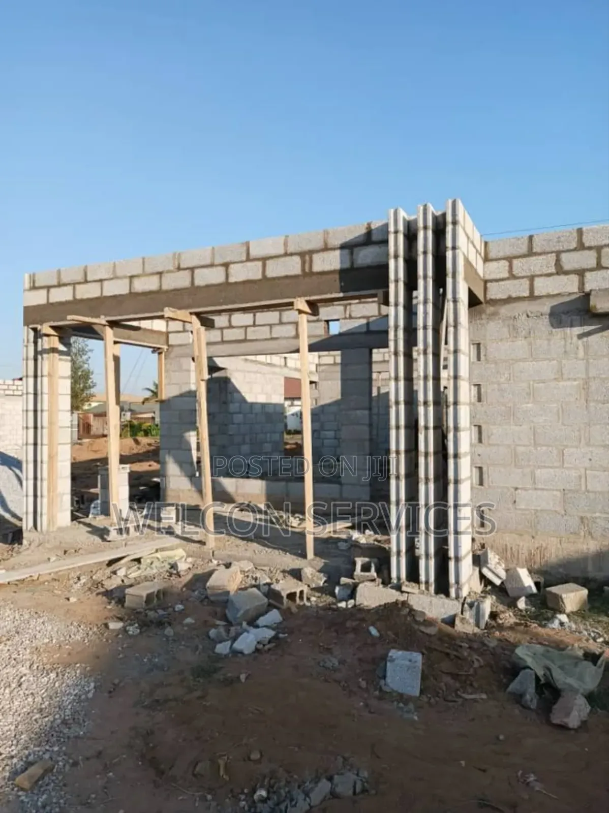 Wall Fence and Canopy Construction