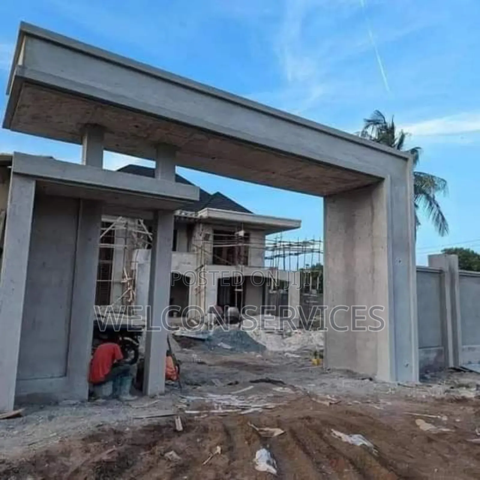 Wall Fence and Canopy Construction
