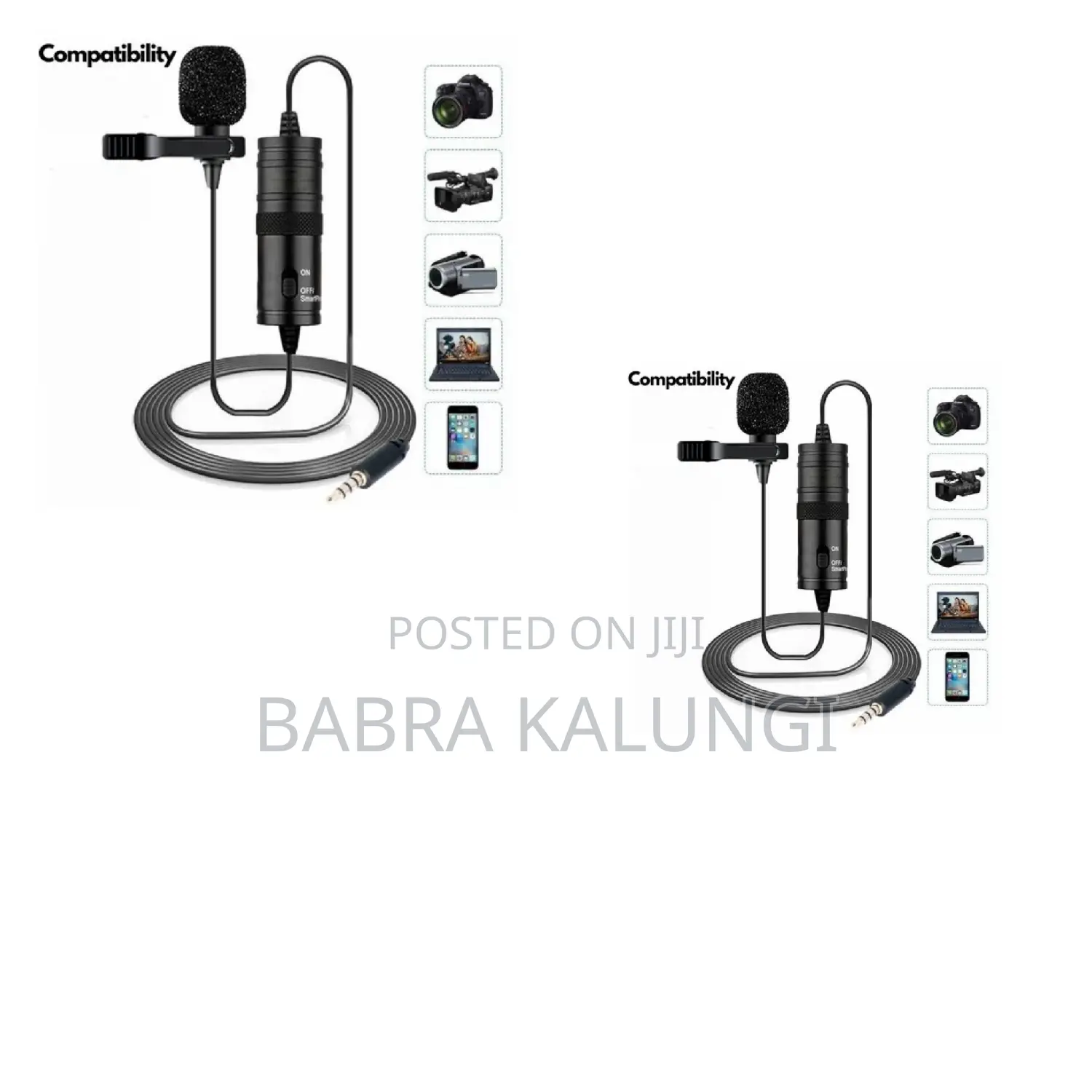 Boya Dual Omni Direction Lavalier Microphone