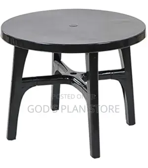 Unique Bar and Restaurant Plastic Table (Black)