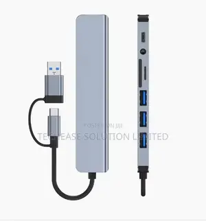 8-in-1 Usb Type-C Hub Docking Station Adapter