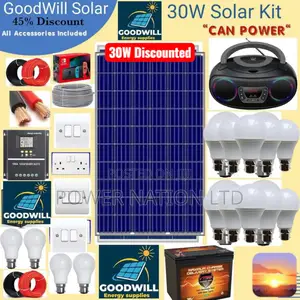 30w Solar Energy System Full Kit Green Power