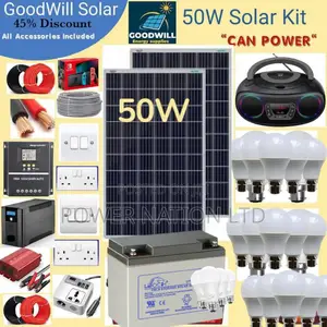 50w Solar Energy System Full Kit Green Power