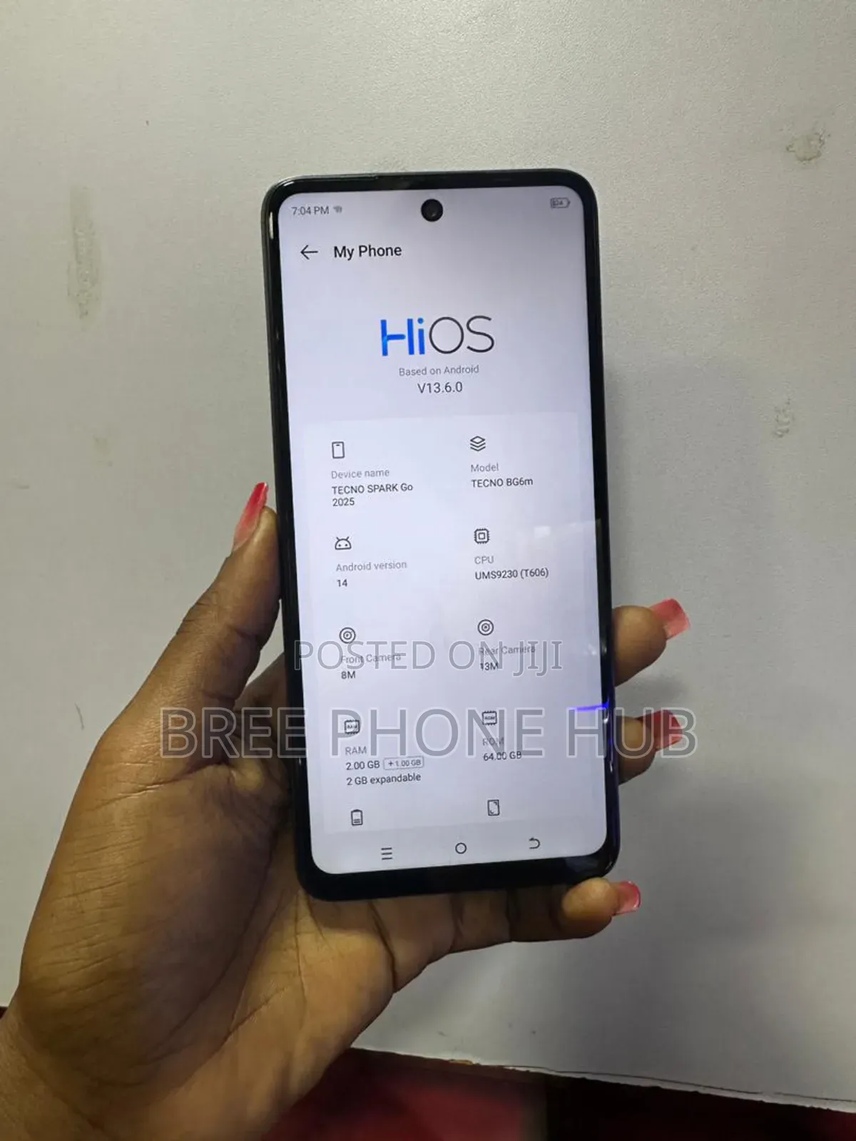 Tecno Pop 8 64 GB Blue