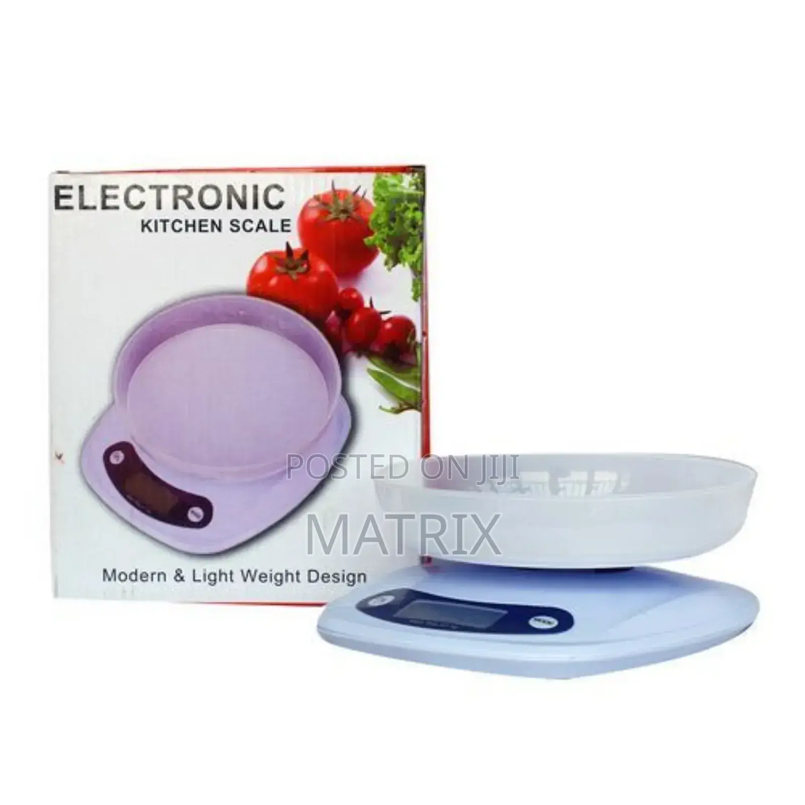 Electronic Kitchen Scale - White