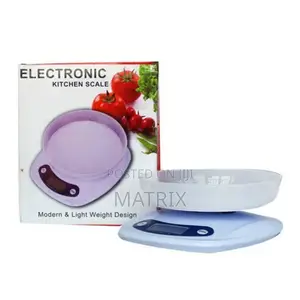 Electronic Kitchen Scale - White