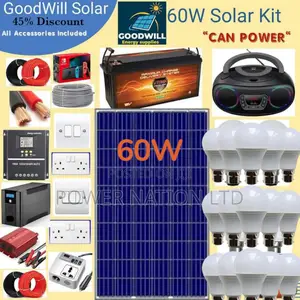 60w Solar Energy System Full Kit Green Power