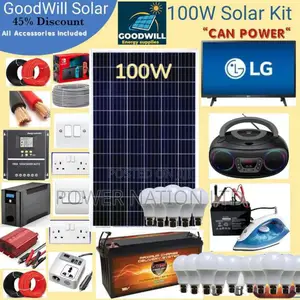 100w Solar Energy System Full Kit Green Power