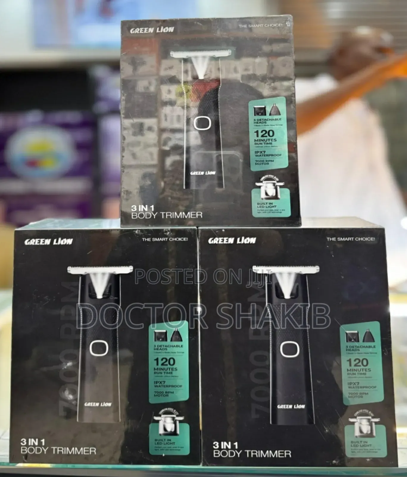 High Performance Green Lion 3 in 1 Body Trimmer
