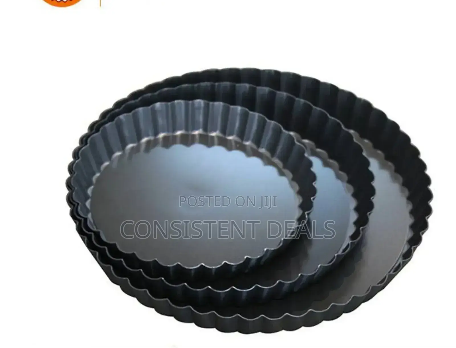 3pcs Nonstick Pie Baking Pan