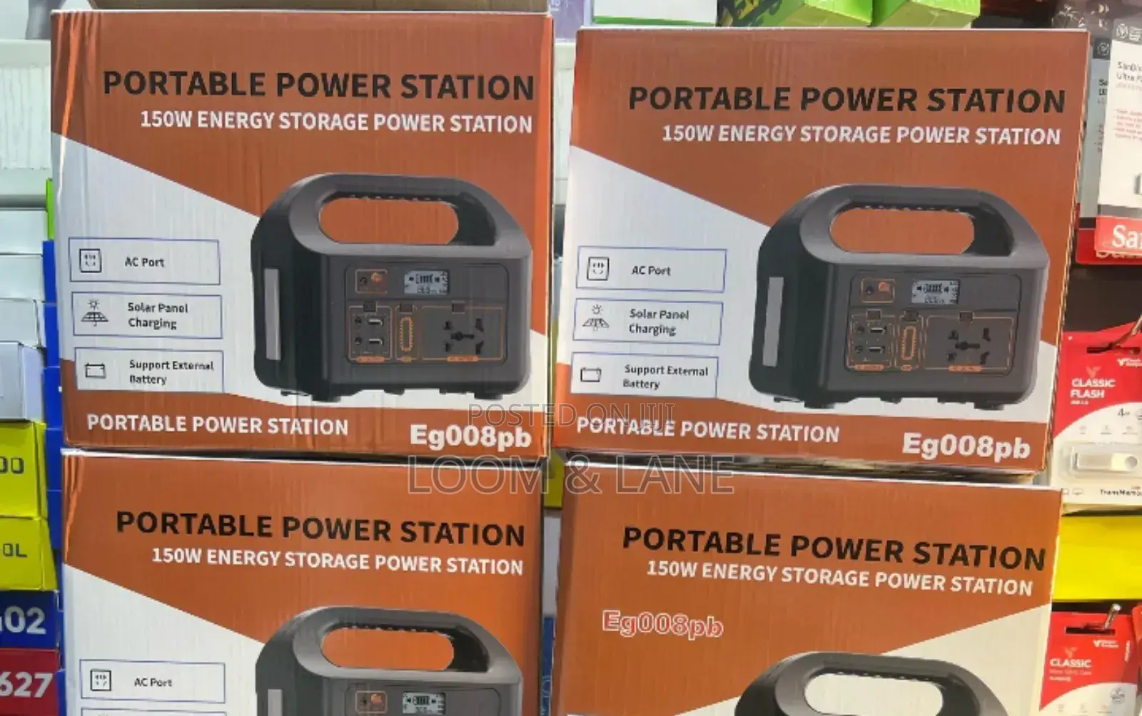 Portable Power Station 150w Black