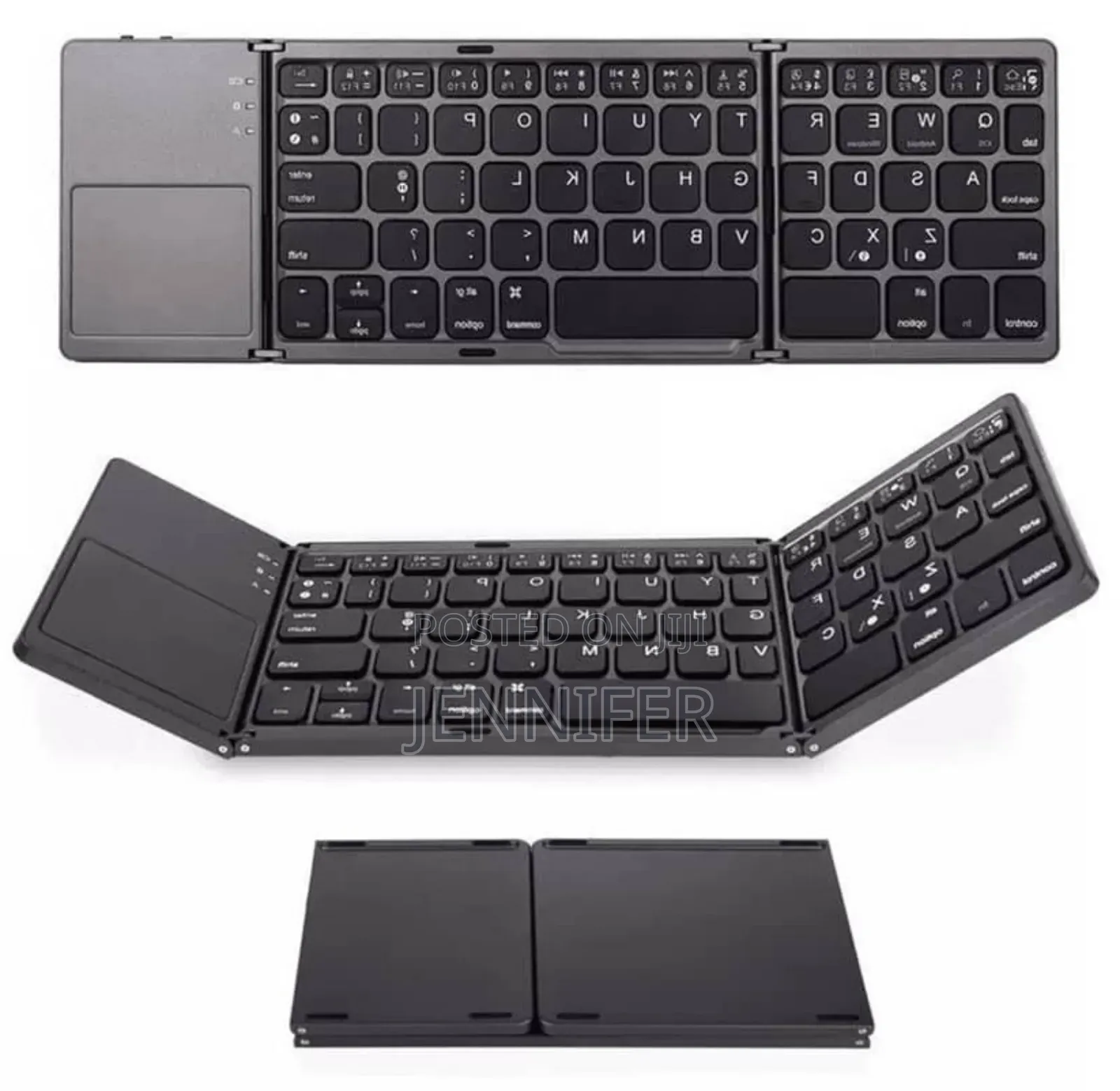 Foldable Wireless Bluetooth Keyboard With Touchpad