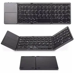 Foldable Wireless Bluetooth Keyboard With Touchpad