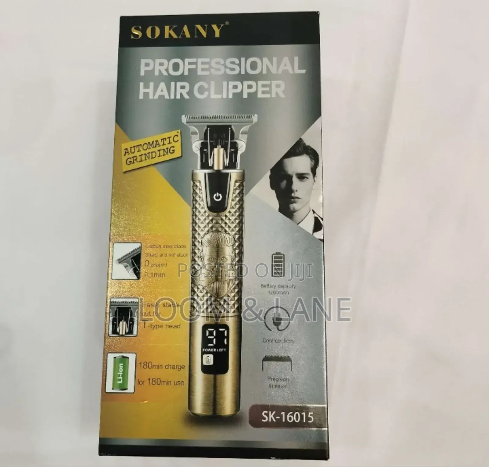 Sokany Professional Hair Clipper, Model Sk-16015
