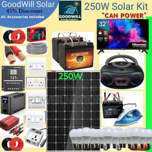 250w Solar Energy System Full Kit Green Power