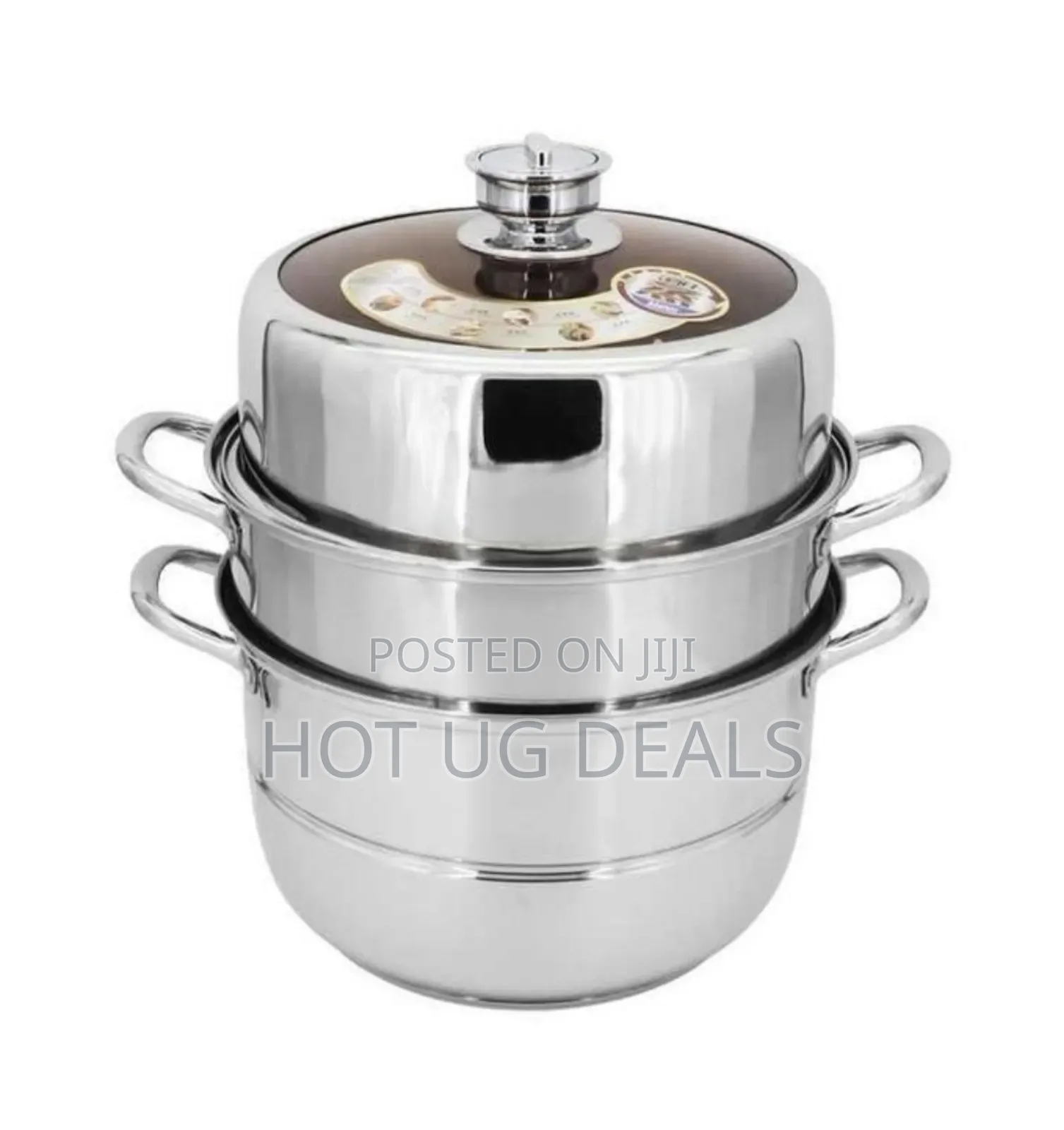3-tier Food Steamer With Timer 32cm – Fast & Healthy Cooking