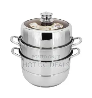 3-tier Food Steamer With Timer 32cm – Fast & Healthy Cooking