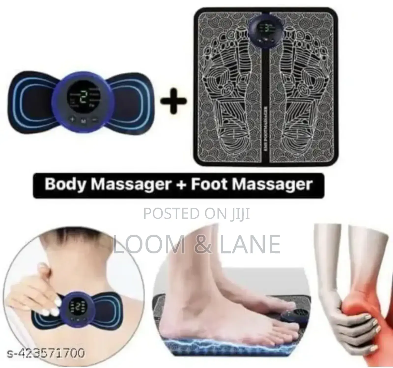 2in1 Neck and Foot Massager Package
