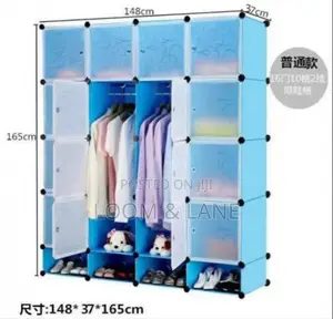 Portable, Modular Wardrobe and Storage Organizer