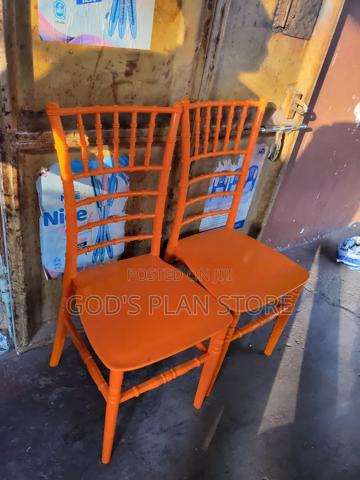 Orange Vip Plastic Chairs Plastic Chairs for Restaurant