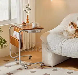 Bedside Table With Storage Compartments