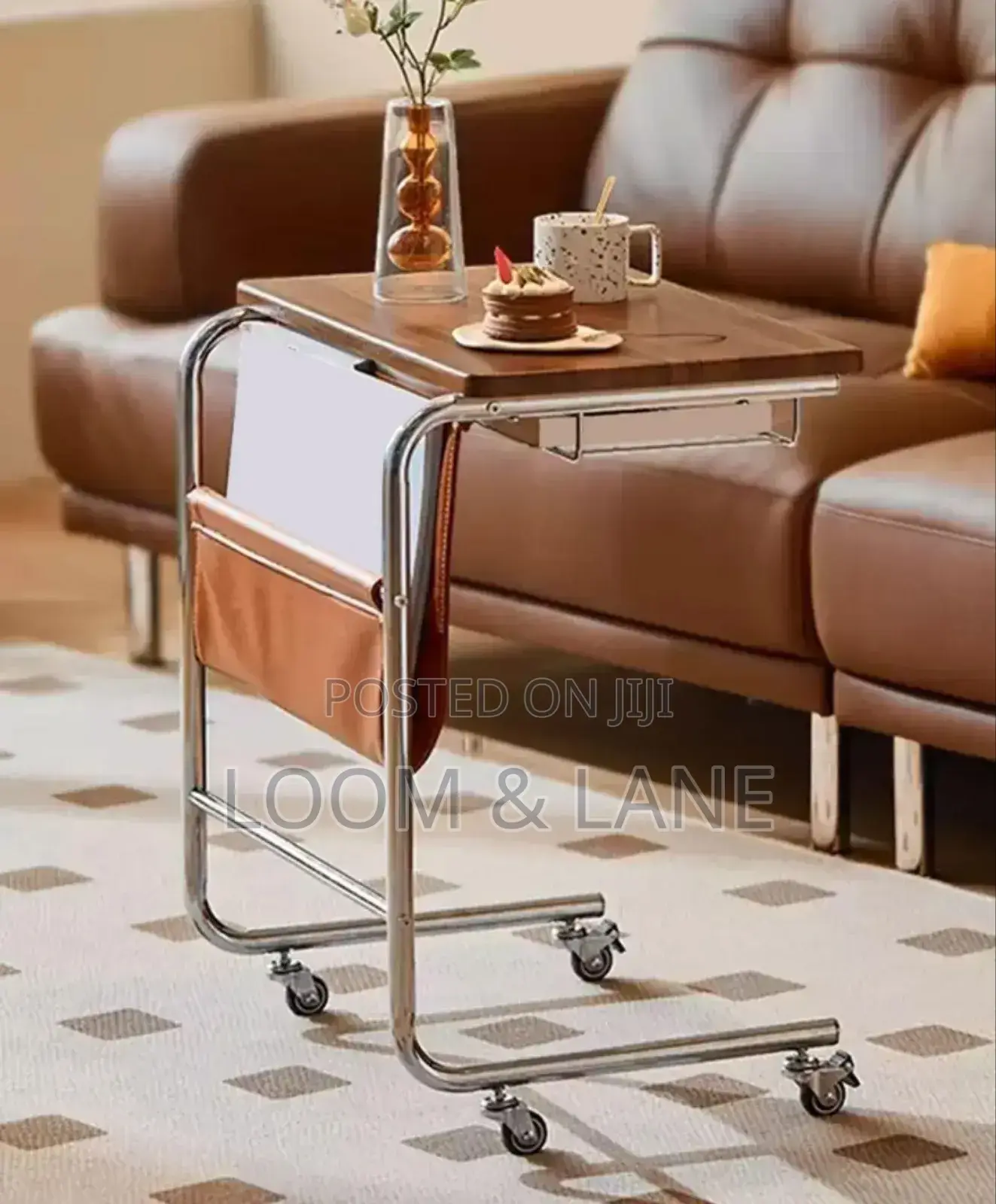 Bedside Table With Storage Compartments