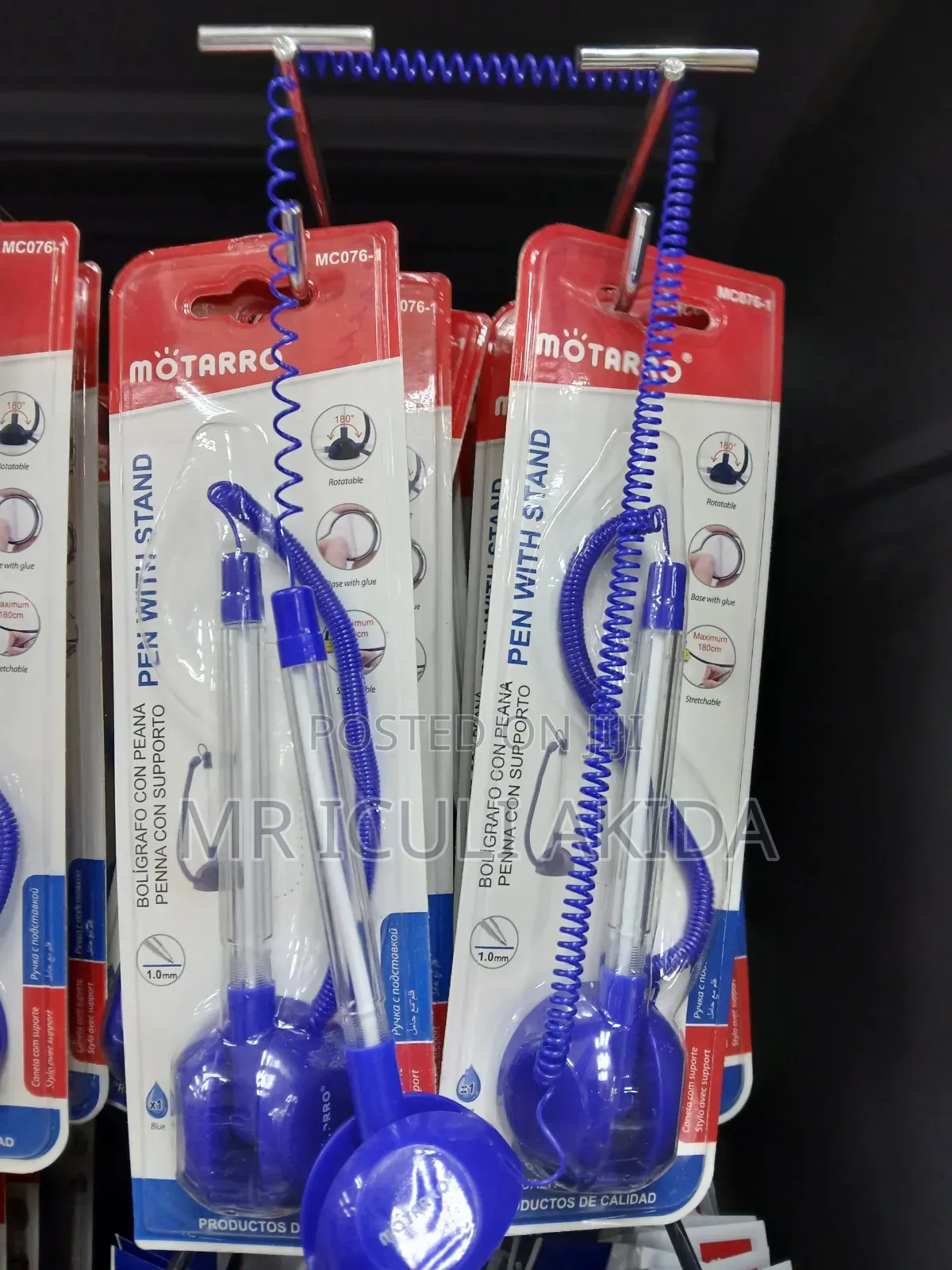 Motarro Ballpoint Pen With Sticky Base Stand