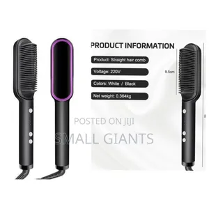 2-in-1 Electric Hair Straightener / Comb